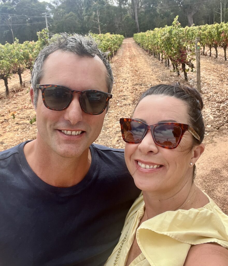 Craig and myself (Paula) at Margaret River, WA Craig and myself (Paula) at Margaret River, WA