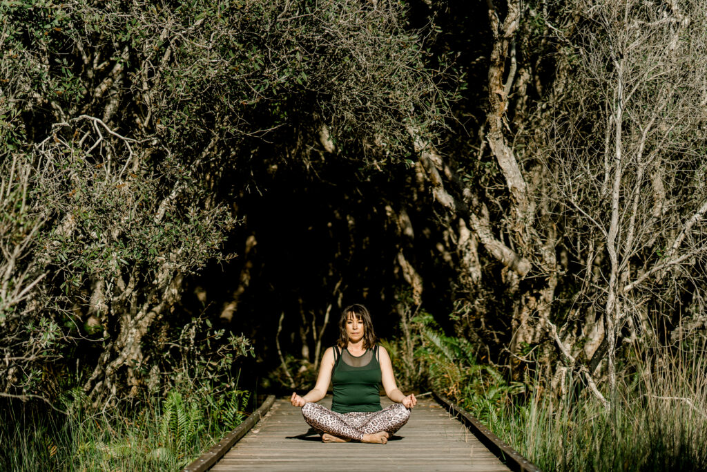 Myself (Paula) meditating